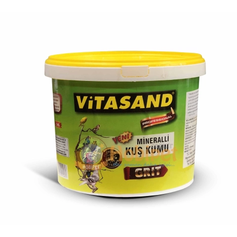 Vitasand Mineralli Beyaz Kuş Kumu Kova 5 Kg