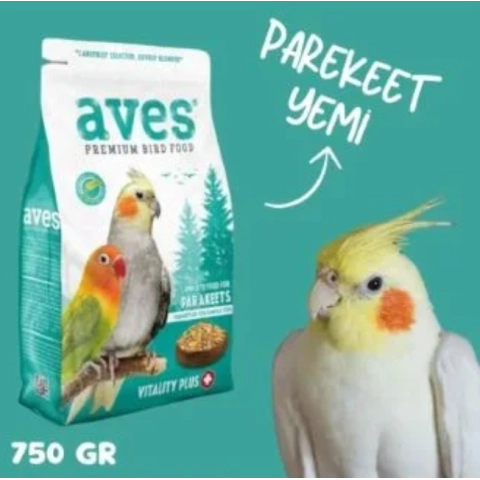 750gr Aves Paraket, Sultan, Cennet Papağanı Yemi