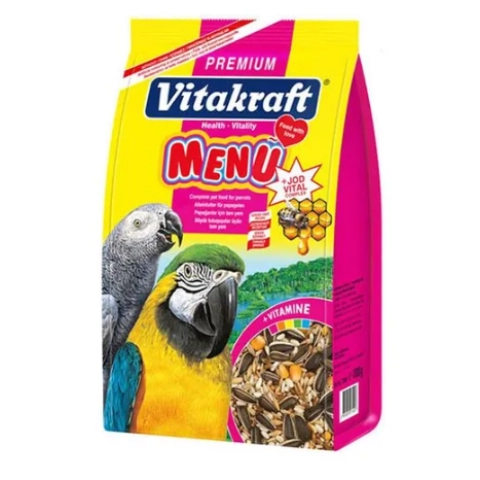  Vitakraft Menu Vital Papağan Yemi Ballı 1000gr