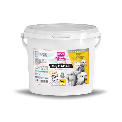 Hobi Tüm Kuşlar İçin Kuru Mama 5kg