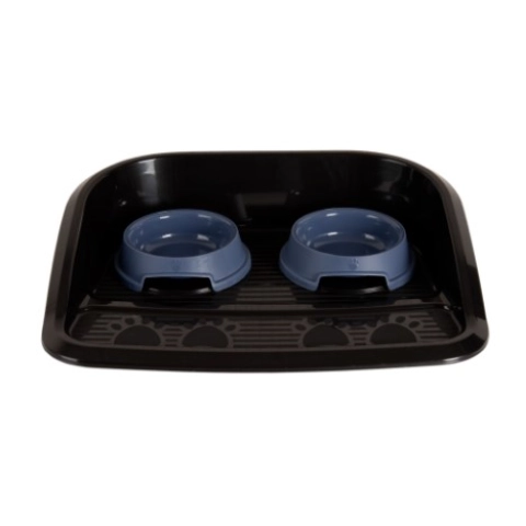 Plast Art İkili Siperli Plastik Mama Kabı