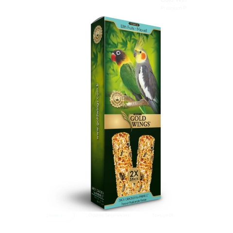 Gold Wings Premium Paraket Krakeri Meyveli 2'li Paket