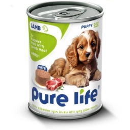 Pure Life Kuzu Etli Pate Yavru Köpek Maması 400gr