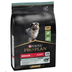 Pro Plan Medium Puppy Sensitive Digestion Kuzulu Orta Irk Yavru Köpek Maması 3 Kg