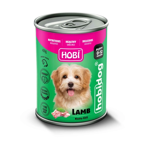 HOBİ HOBİDOG KUZU ETLİ YAVRU KÖPEK KONSERVESİ