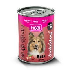 HOBİ HOBİDOG BİFTEKLİ YETİŞKİN KÖPEK KONSERVESİ