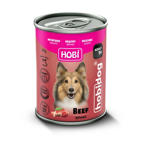 HOBİ HOBİDOG BİFTEKLİ YETİŞKİN KÖPEK KONSERVESİ