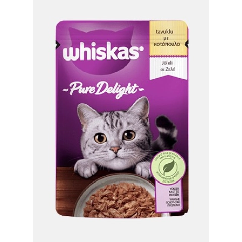 Whiskas Pure Delight Tavuklu Pouch 85 Gr 