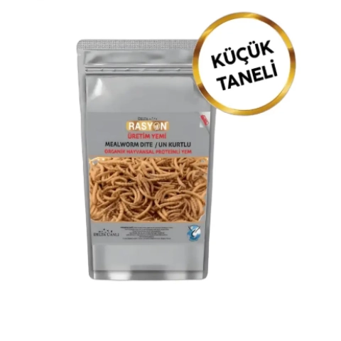 Rasyon Un Kurtlu Organik Hayvansal Proteinli Üretim Yemi Küçük Taneli 1 Kg