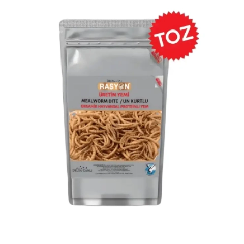Rasyon Un Kurtlu Organik Hayvansal Proteinli Üretim Yemi Toz 1 Kg