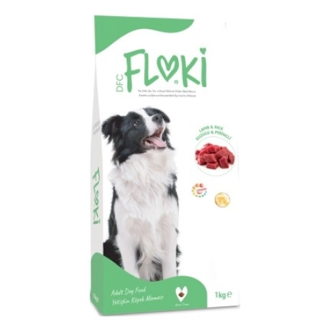Floki Kuzu Etli Pirinçli Yetişkin Köpek Maması 1 Kg