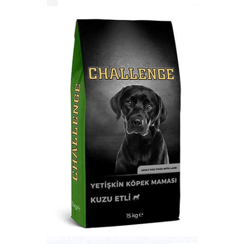 Challenge Kuzu Etli Yetişkin Köpek Maması 15 Kg – Lezzetli, Dengeli ve Besleyici