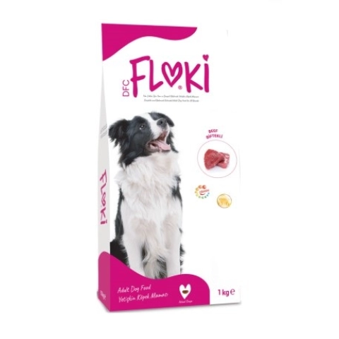 Floki Biftekli Yetişkin Köpek Maması 1 Kg