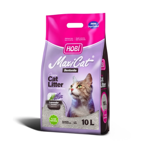 Hobi Maxicat Lavanta Kokulu Bentonit Kedi Kumu 10 Litre
