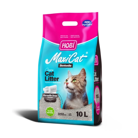 Hobi Maxicat Marsilya Sabunlu Bentonit Kedi Kumu 10 Litre