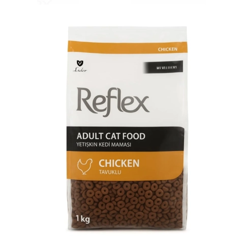 Reflex TavukluYetişkin Kedi Mamasıı orjinal kapalı 1 Kg