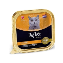 Reflex Plus Jelly Dana Etli Parçacıklı Yaş Kedi Maması 85gr