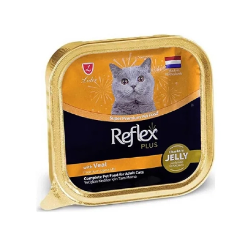 Reflex Plus Jelly Dana Etli Parçacıklı Yaş Kedi Maması 85gr