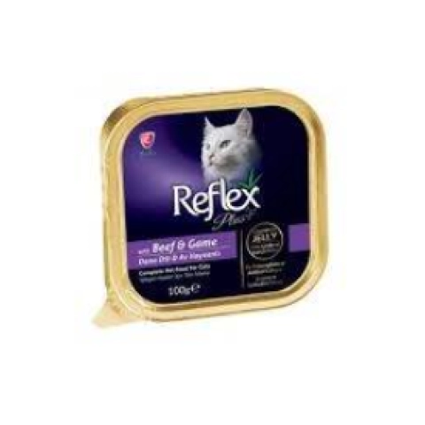 Reflex Plus Jole İçinde Et Parçacıklı Somonlu Ve Ton Balıklı Yetişkin Kedi Yaş Maması 85gr