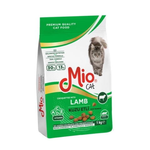 Mio Kuzu Etli Yetişkin Kedi Maması 1 Kg