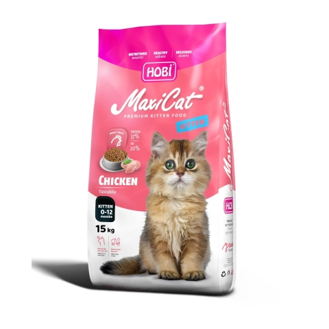 Hobi Maxicat Tavuklu Yavru Kedi Maması 