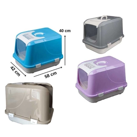 Shippo Kapalı Lüx Kedi Tuvaleti Büyük Boy