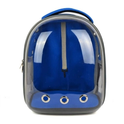 Astronot Şeffaf Sırt Çantası Mavi