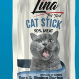 Lina Ton Balıklı&Karidesli Kedi Stick Ödül 3*5gr