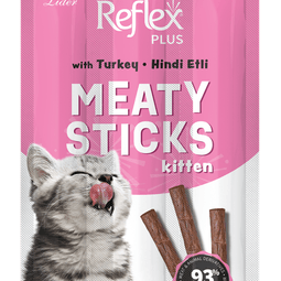 Reflex Meaty Sticks / Yavru Kediler için Hindi Etli Çubuk 3x3