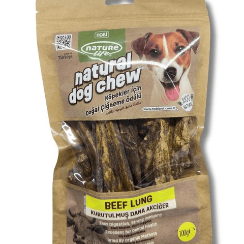 Naturelife Kurutulmuş Dana Akciğer Köpek Ödülü 100 gr