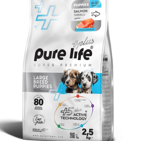 Pure Life Plus Büyük Irk Somonlu Yavru Köpek Maması 2.5 Kg