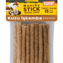 Delibon Süper Munchy Çubuk Kuzu İşkembeli Kalın 15 Li