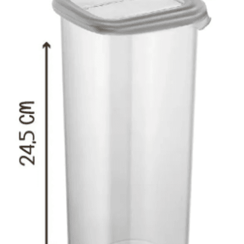 1,7lt sızdırmaz hava almaz yem saklama kabı 1400g kapasiteli