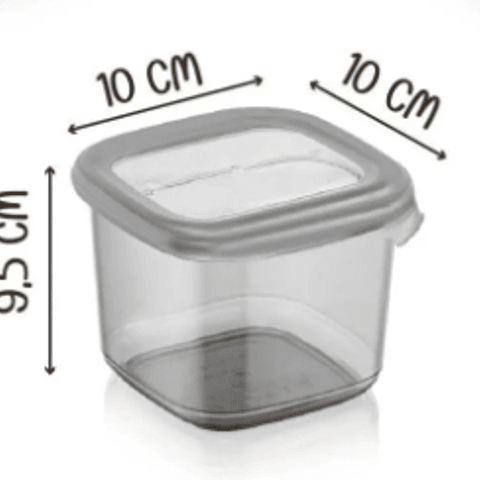 0,55 lt sızdırmaz hava almaz yem saklama kabı 400g kapasiteli
