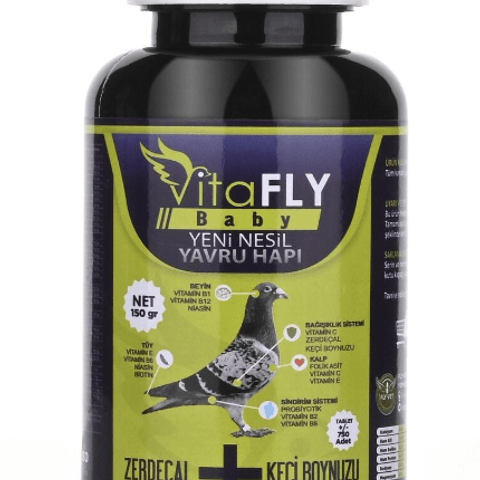 VİTAFLY YENİ NESİL YAVRU HAPI BABYCORE 150 GR - 750 ADET (GÜVERCİN)