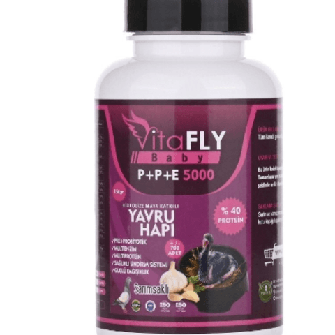VİTAFLY P+P+E 5000 - YAVRU HAPI 154 GR - 700 ADET (GÜVERCİN)