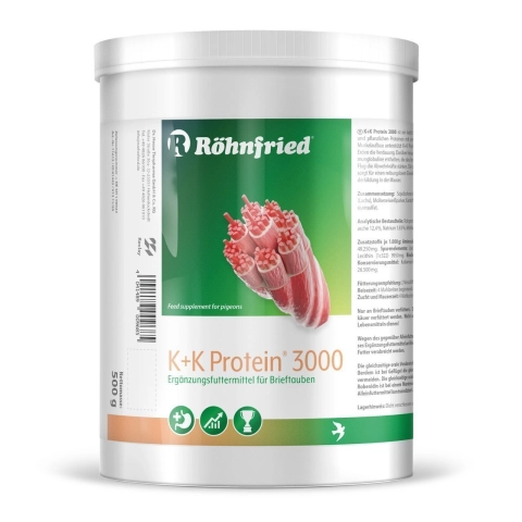 K+K Protein 3000 Ham Protein  yavru gelişimi zayif kuşlar için