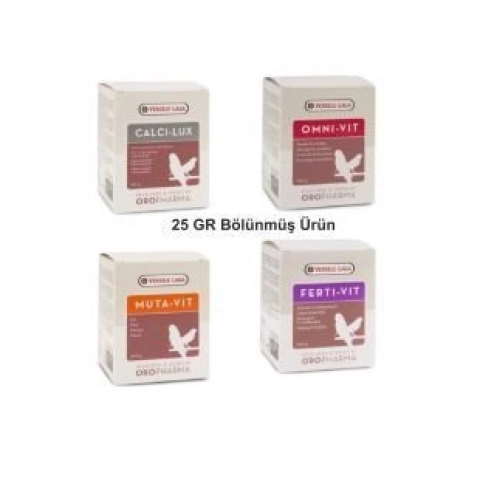 4x25 gr Versele Laga 4'lü Bakım Seti Omnivit-Mutavit-Fertivit-Calcilux