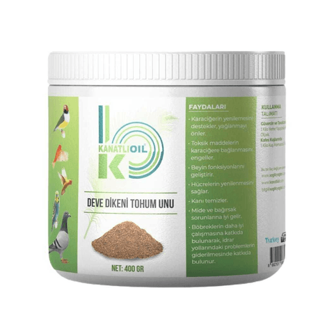 Kanatlı Oil Deve Dikeni unu 100g bölünmüş
