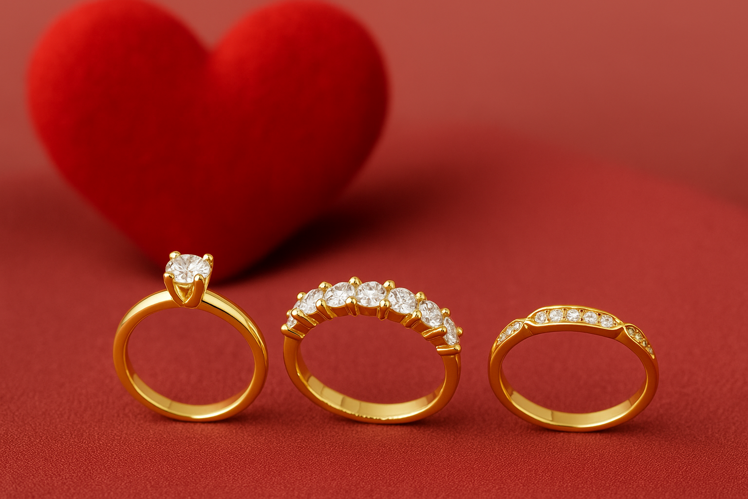 Sevgililer Günü İçin En Güzel Altın Yüzük Modeller