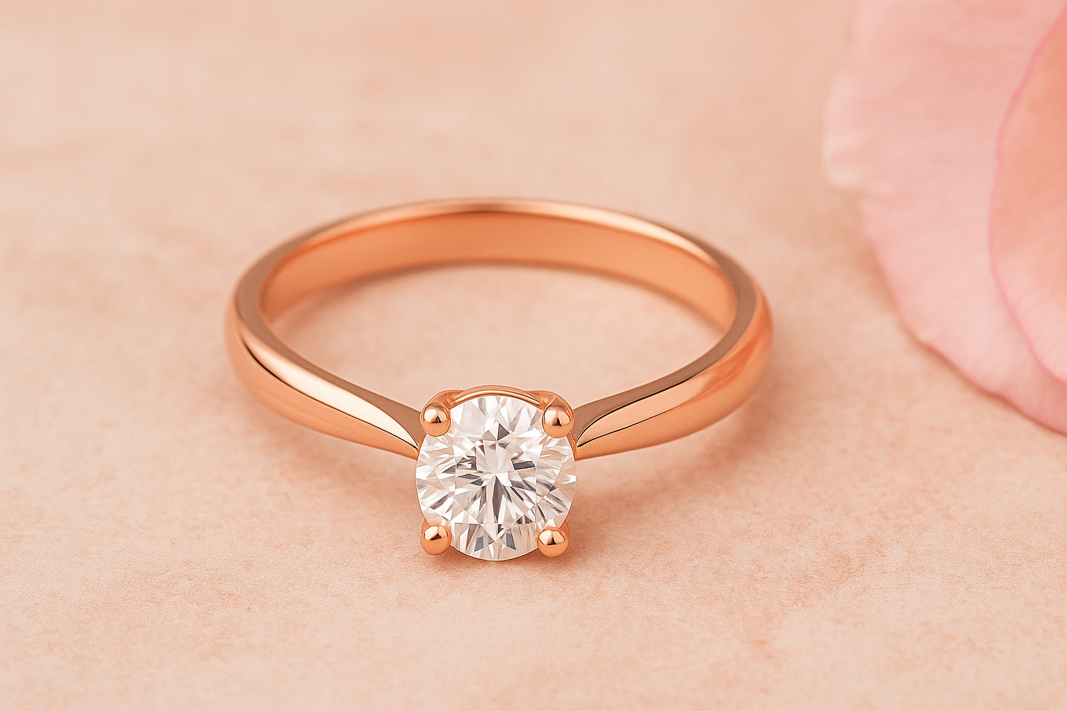 Rose Altın Yüzük Modası: Zarif, Romantik Dokunuş