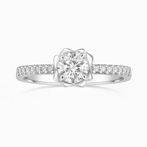 0,40 Karat Baget Pırlanta Yüzük