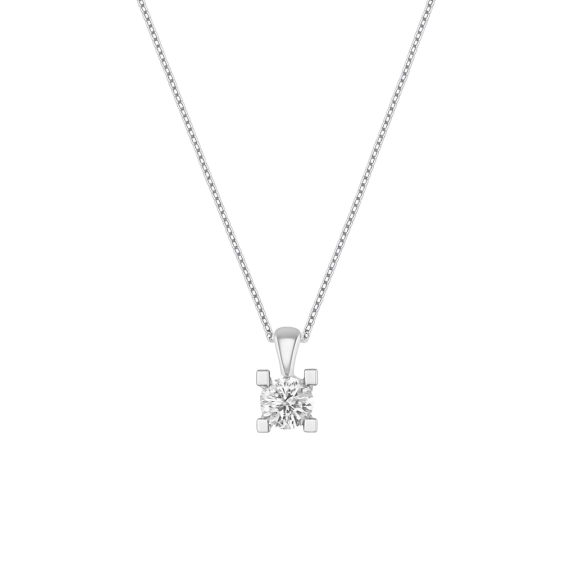 0.50 Karat Pırlanta Tektaş Kolye