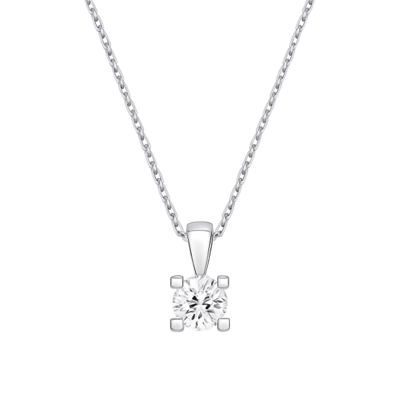 0.40 Karat Pırlanta Tektaş Kolye