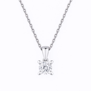 0.25 Karat Pırlanta Tektaş Kolye