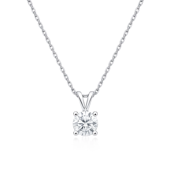 0.24 Karat Pırlanta Tektaş Kolye