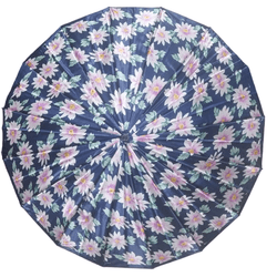 BUYUK  BOY RENKLİ BASTON MANUEL ŞEMSİYE