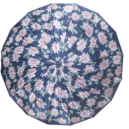 BUYUK  BOY RENKLİ BASTON MANUEL ŞEMSİYE