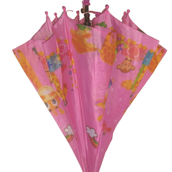 PEMBE BARDAKLI FARKLI RENK COCUK ŞEMSİYESİ