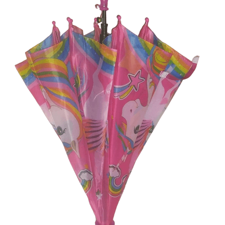 PEMBE BARDAKLI FARKLI RENK COCUK ŞEMSİYESİ